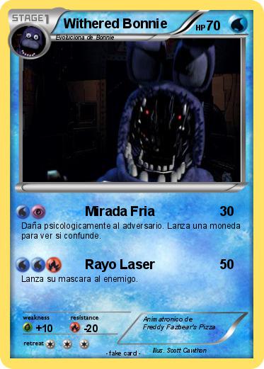 Pokemon Withered Bonnie