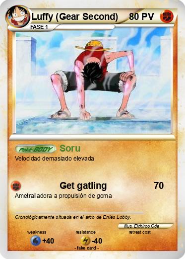 Pokemon Luffy (Gear Second)