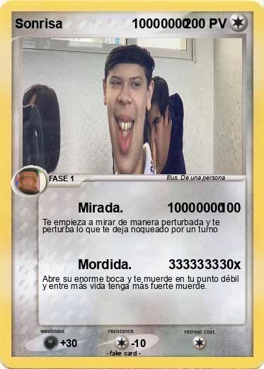 Pokemon Sonrisa                   10000000