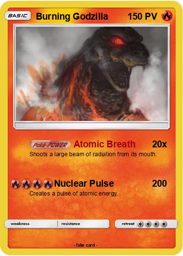 Pokemon Burning Godzilla