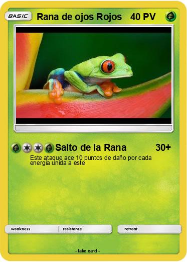 Pokemon Rana de ojos Rojos