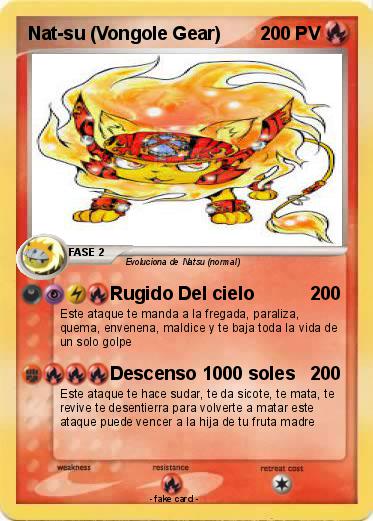 Pokemon Nat-su (Vongole Gear)