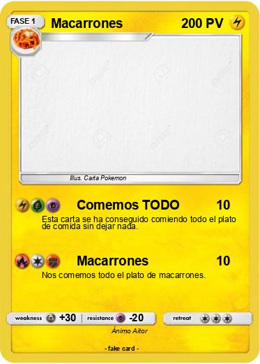 Pokemon Macarrones