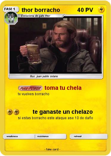 Pokemon thor borracho