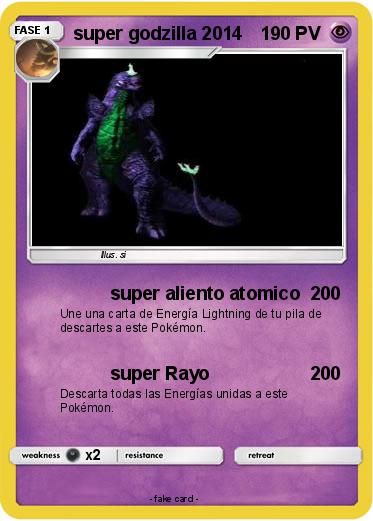 Pokemon super godzilla 2014