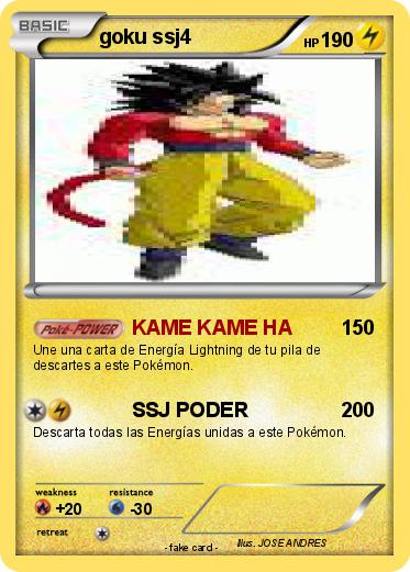Pokemon goku ssj4