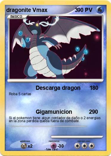 Pokemon dragonite Vmax                  3
