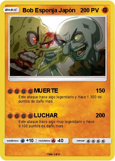 Pokemon Bob Esponja Japón