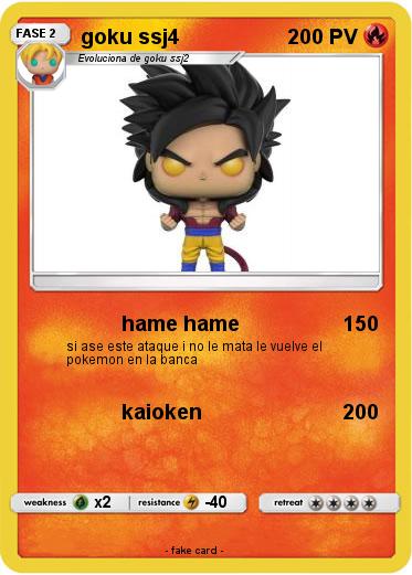 Pokemon goku ssj4