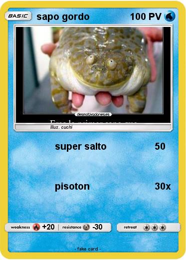 Pokemon sapo gordo
