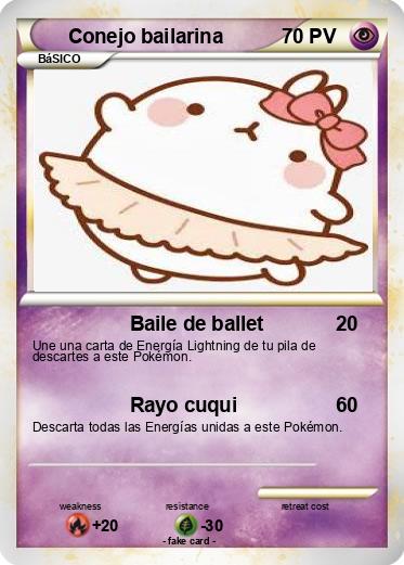Pokemon Conejo bailarina