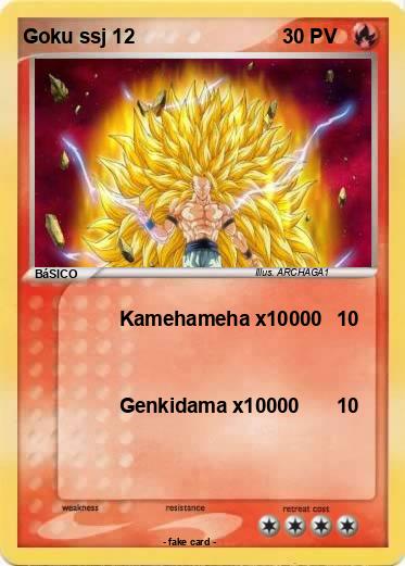 Pokemon Goku ssj 12