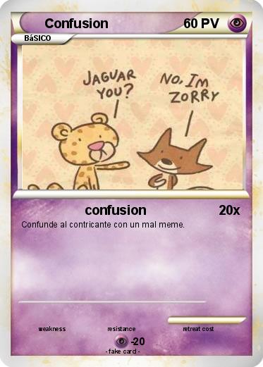 Pokemon Confusion