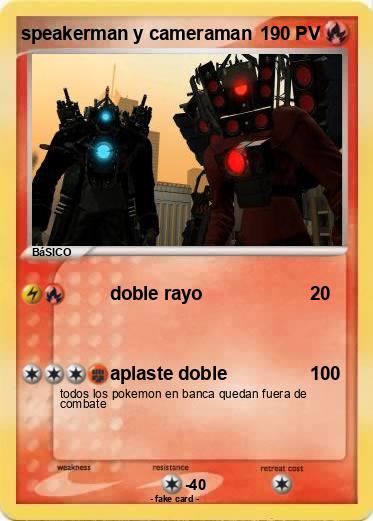 Pokemon speakerman y cameraman