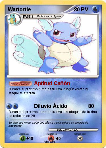 Pokemon Wartortle