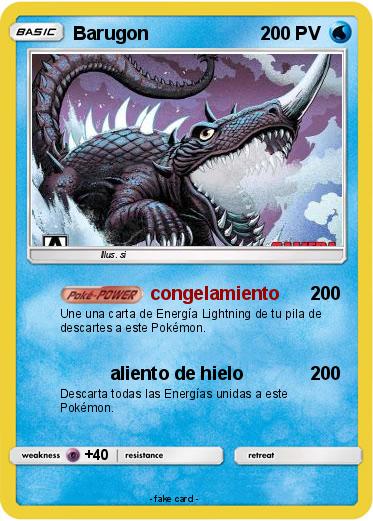 Pokemon Barugon