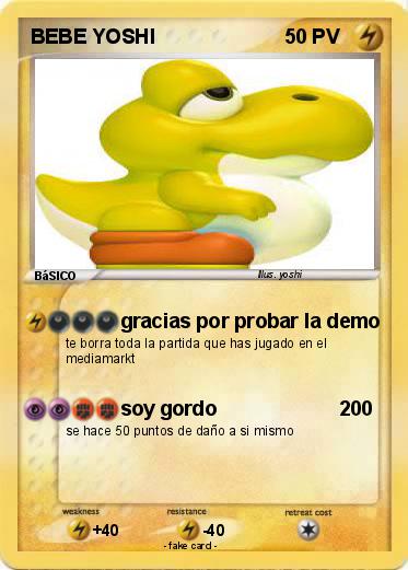 Pokemon BEBE YOSHI