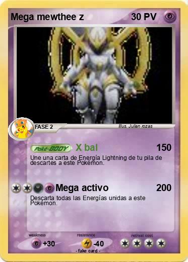 Pokemon Mega mewthee z