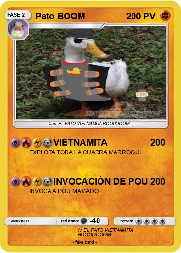Pokemon Pato BOOM