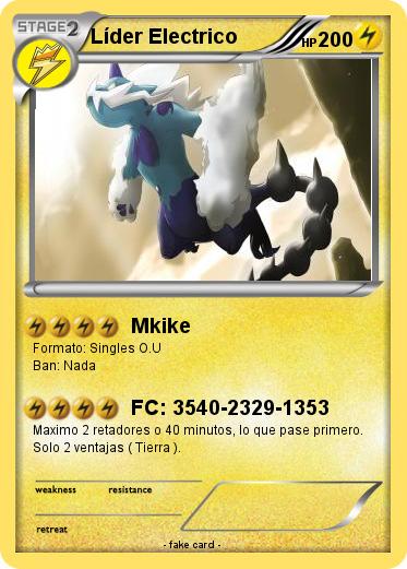 Pokemon Líder Electrico