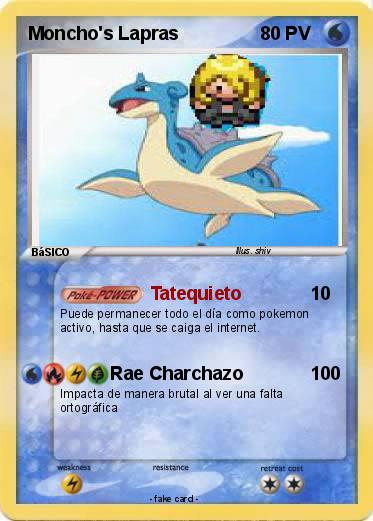 Pokemon Moncho's Lapras