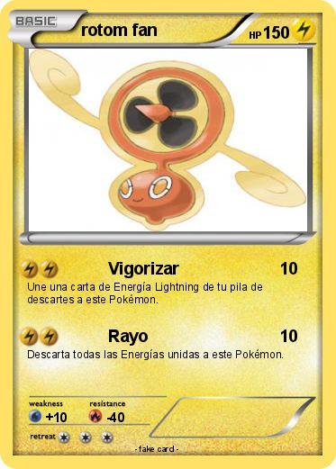Pokemon rotom fan