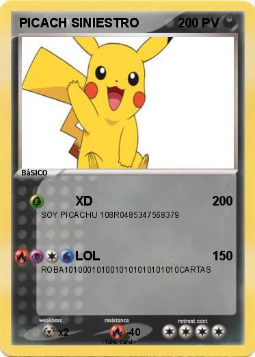 Pokemon PICACH SINIESTRO