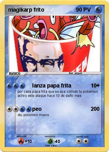Pokemon magikarp frito