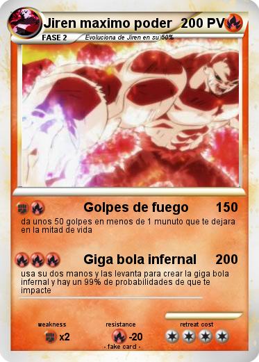 Pokemon Jiren maximo poder