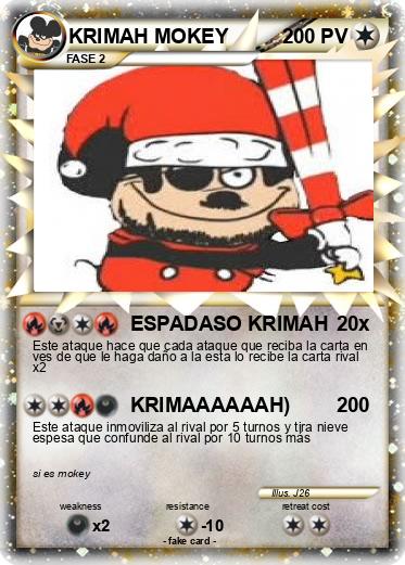 Pokemon KRIMAH MOKEY