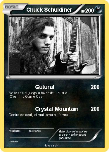 Pokemon Chuck Schuldiner