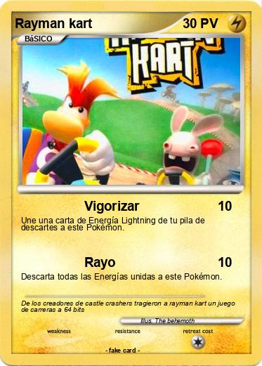 Pokemon Rayman kart
