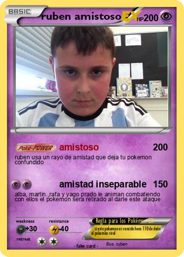 Pokemon ruben amistoso