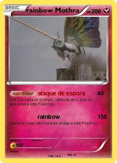 Pokemon rainbow Mothra