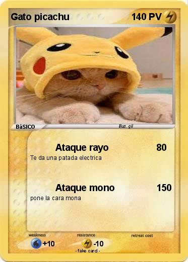 Pokemon Gato picachu