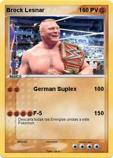 Pokemon Brock Lesnar