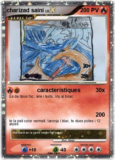 Pokemon charizad saini