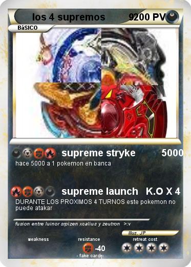 Pokemon los 4 supremos         9
