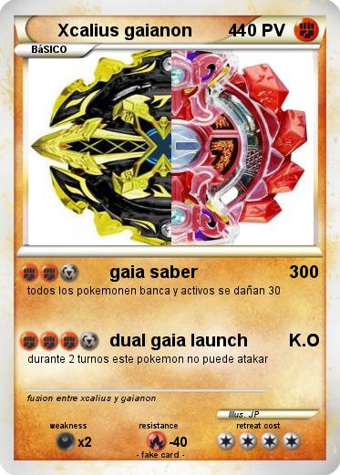 Pokemon Xcalius gaianon        4