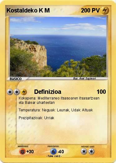 Pokemon Kostaldeko K M