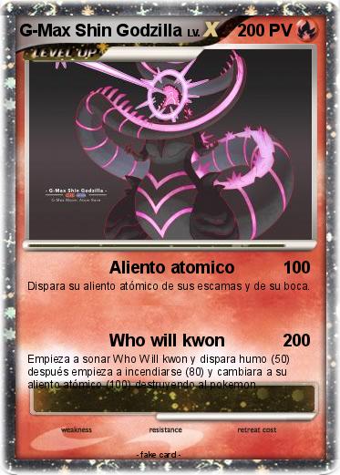 Pokemon G-Max Shin Godzilla