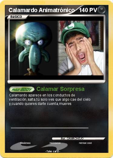 Pokemon Calamardo Animatrónico