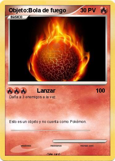 Pokemon Objeto:Bola de fuego