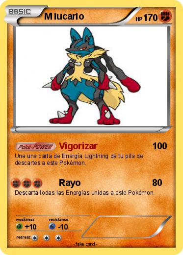 Pokemon M lucario