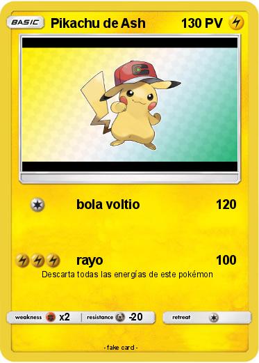 Pokemon Pikachu de Ash