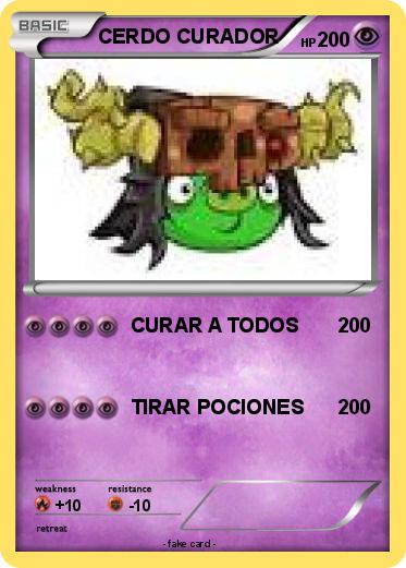 Pokemon CERDO CURADOR
