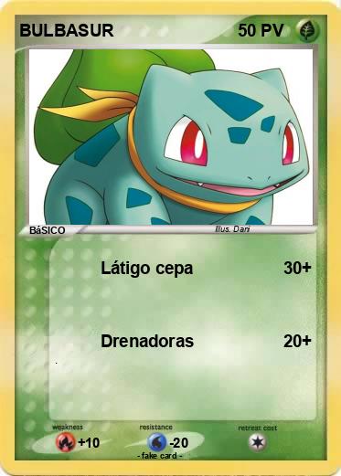 Pokemon BULBASUR