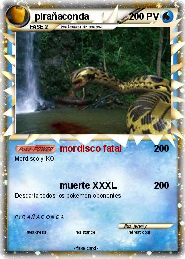 Pokemon pirañaconda