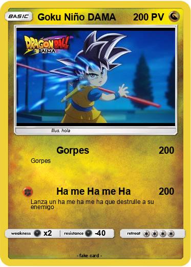Pokemon Goku Niño DAMA