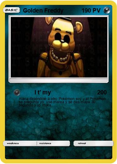 Pokemon Golden Freddy